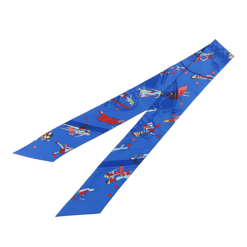 Ex Libris Les Parisiennes Silk Twilly Scarf - Image 2