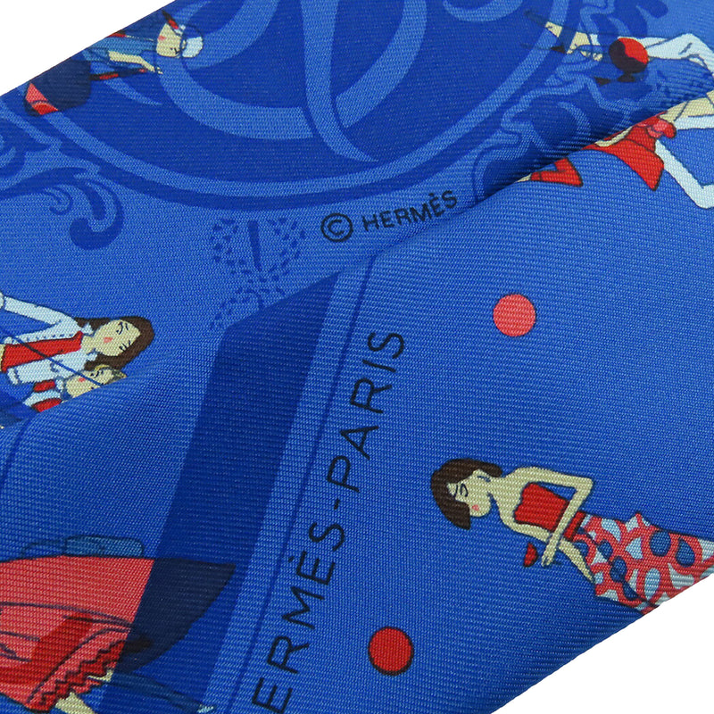 Ex Libris Les Parisiennes Silk Twilly Scarf - Image 6