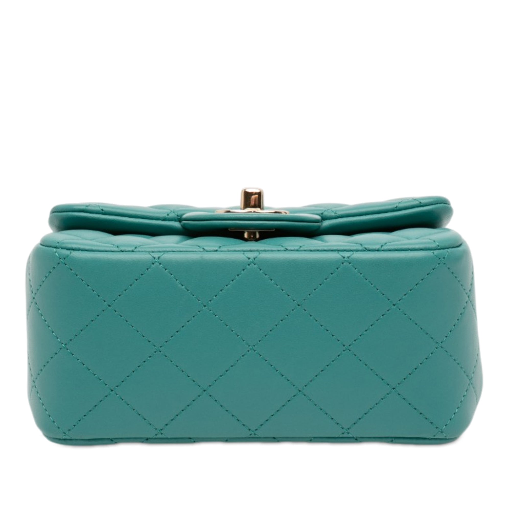 Mini Square Classic Lambskin Single Flap - Image 3