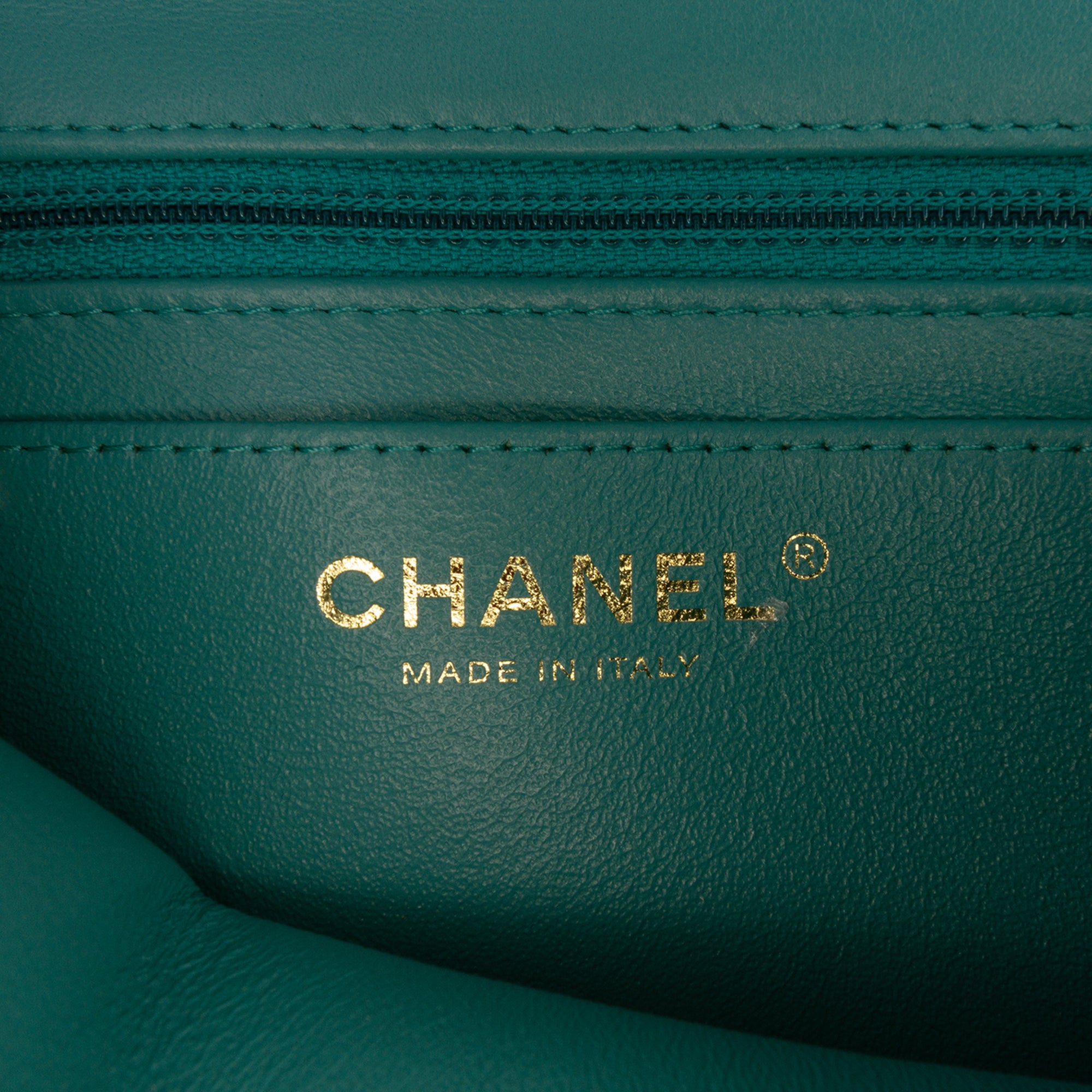Mini Square Classic Lambskin Single Flap - Image 5