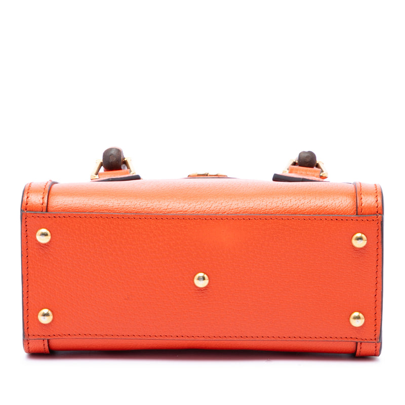 Mini Calfskin Bamboo Diana Satchel - Image 3