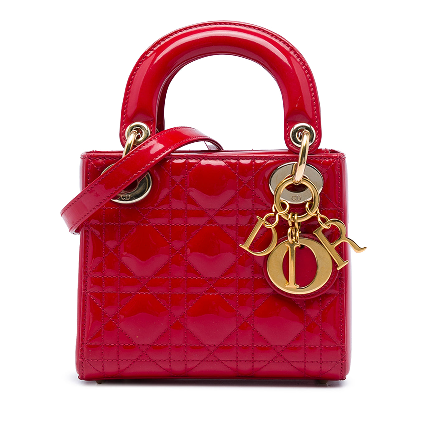 Mini Patent Cannage Lady Dior - Image 1