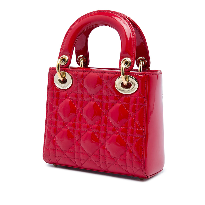 Mini Patent Cannage Lady Dior - Image 2