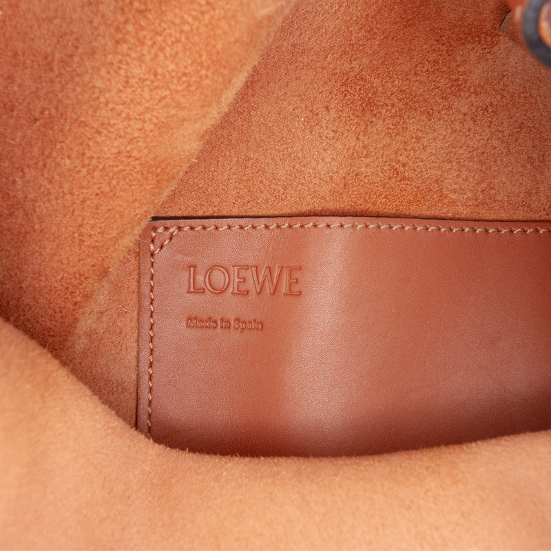 Small Leather Balloon Bucket Bag - Image 5