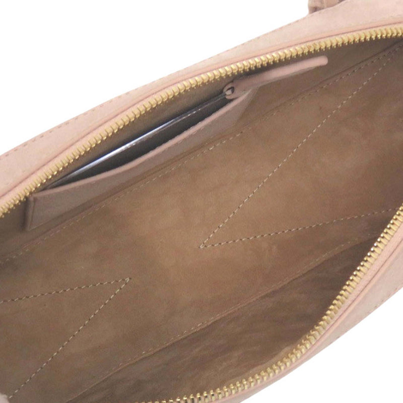 Medium Nubuck Le Teckel Shoulder Bag - Image 4
