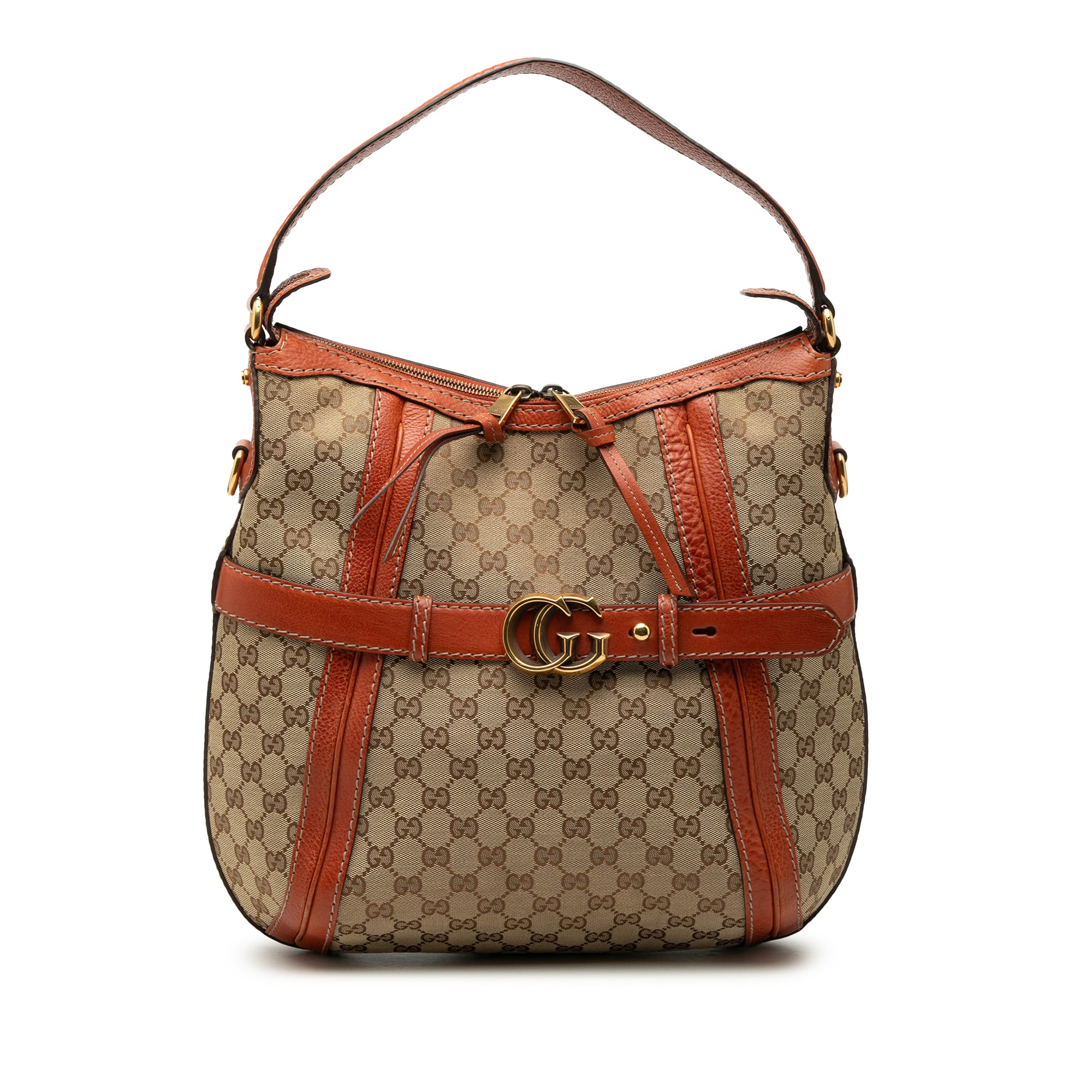 Medium GG Canvas Running Satchel - Image 1