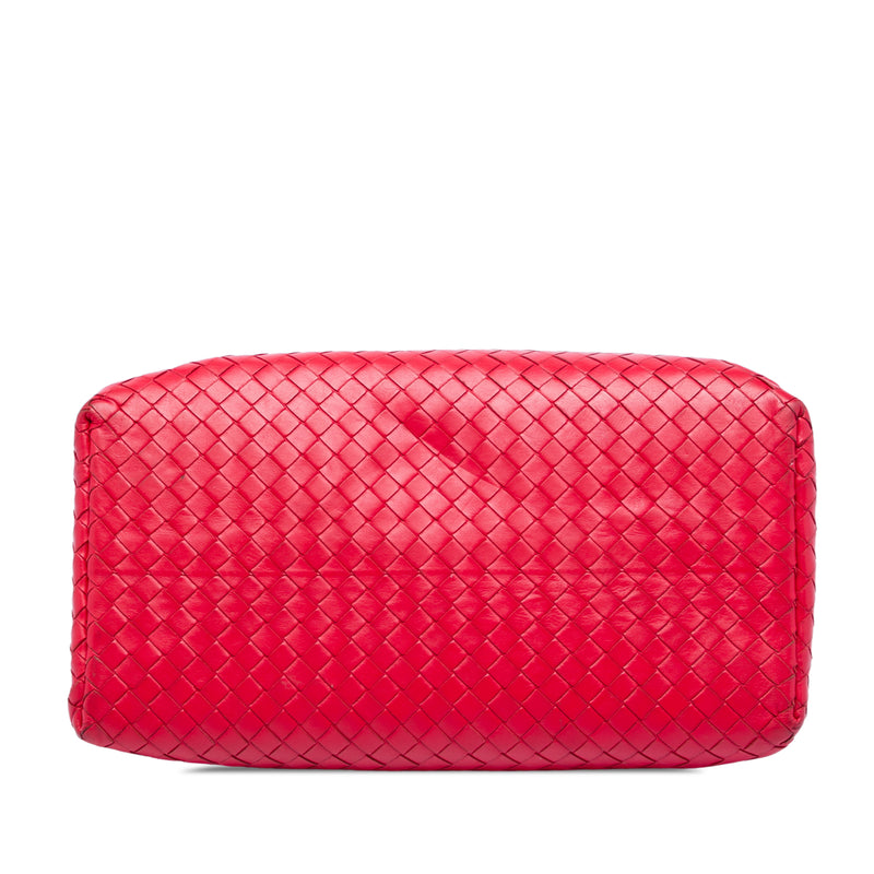 Small Nappa Intrecciato Roma Satchel - Image 3
