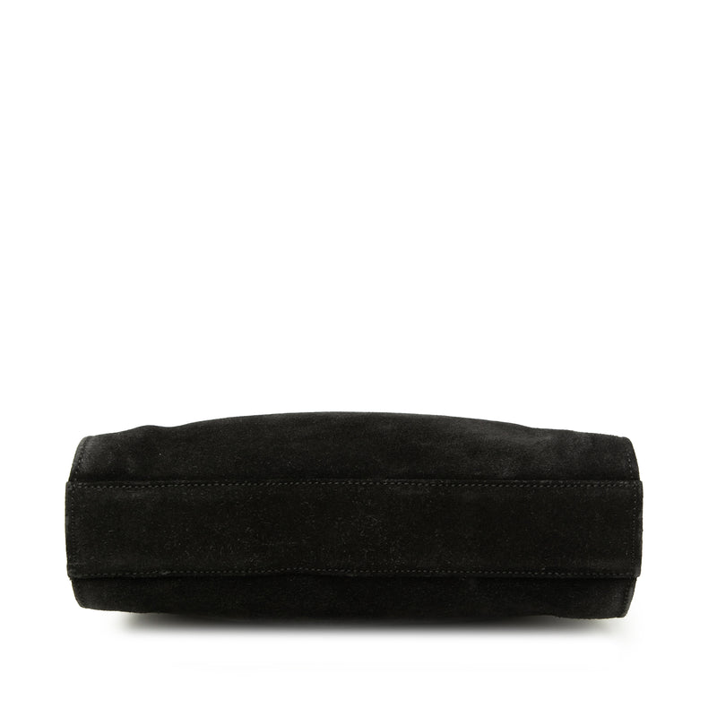 Suede Metal Handle Bag - Image 3