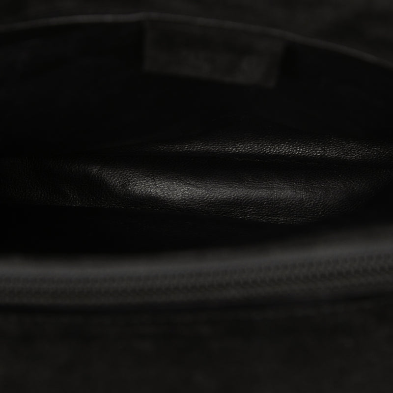 Suede Metal Handle Bag - Image 4