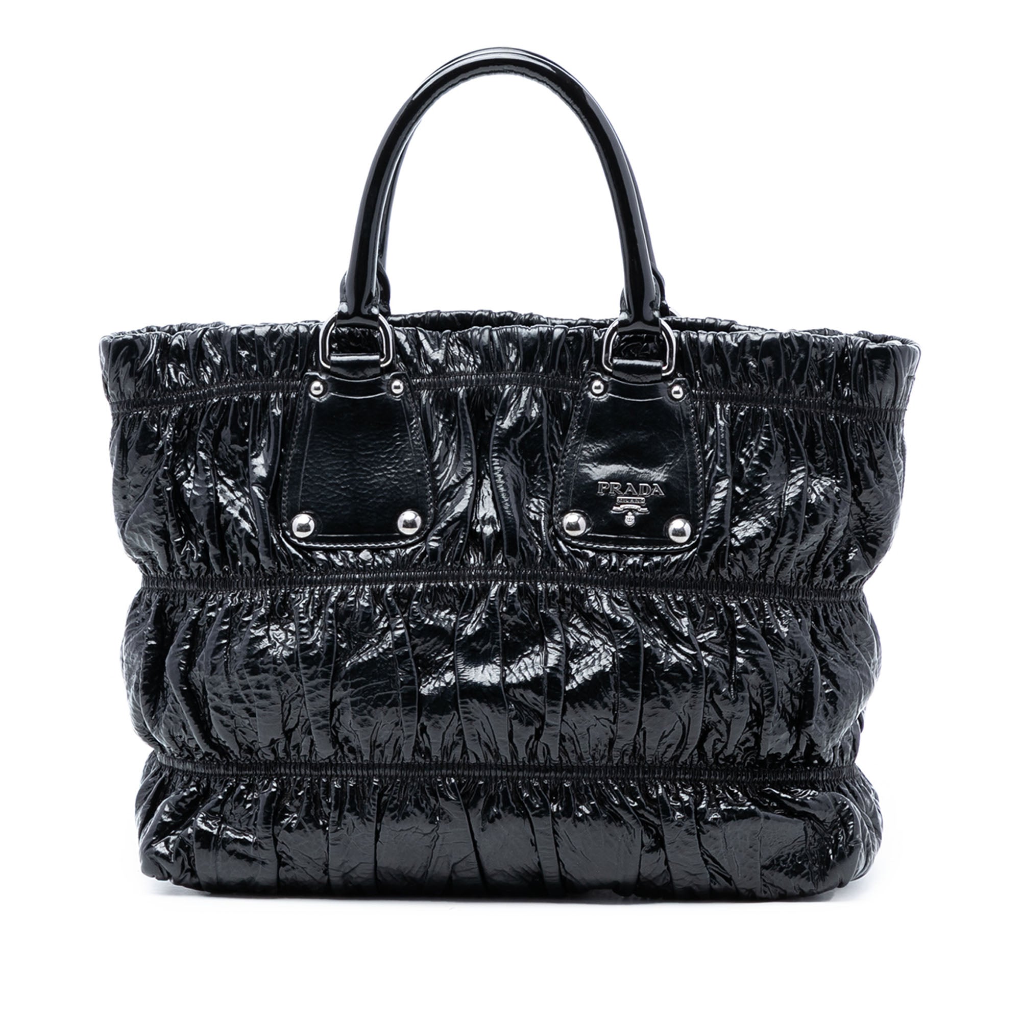 Vernice Gaufre Satchel - Image 1