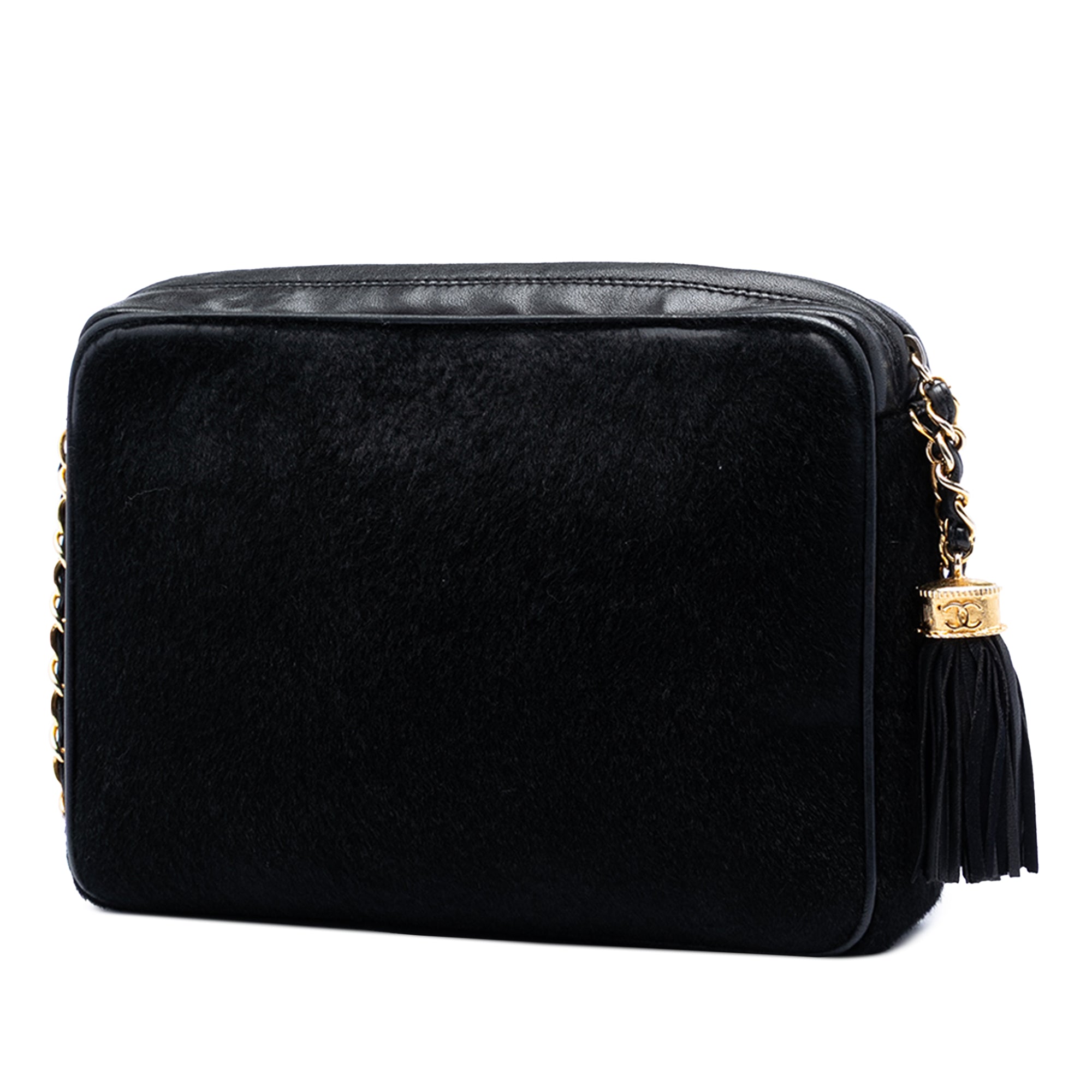 CC Ponyhair and Leather Tassel Camera Bag - Image 2