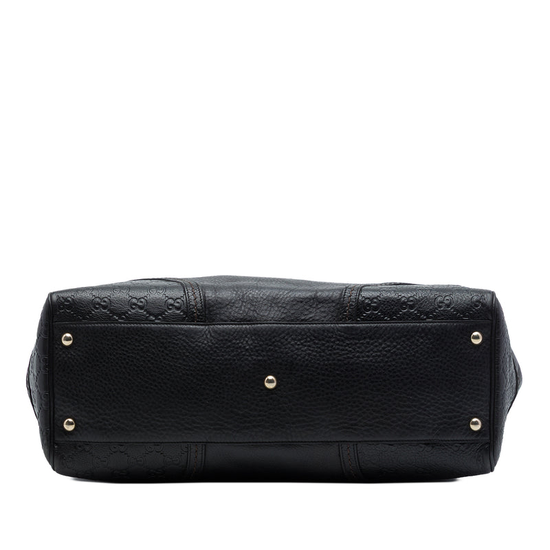 Guccissima Trimmed Calfskin Signoria Tote - Image 3