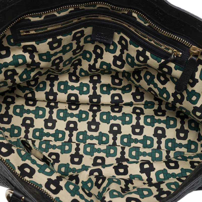 Guccissima Trimmed Calfskin Signoria Tote - Image 4