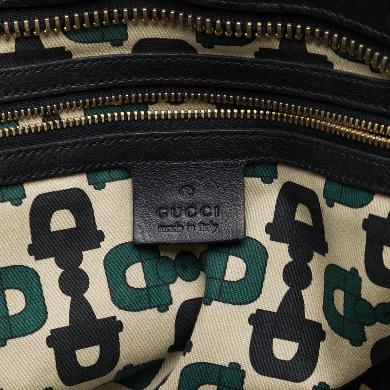 Guccissima Trimmed Calfskin Signoria Tote - Image 5