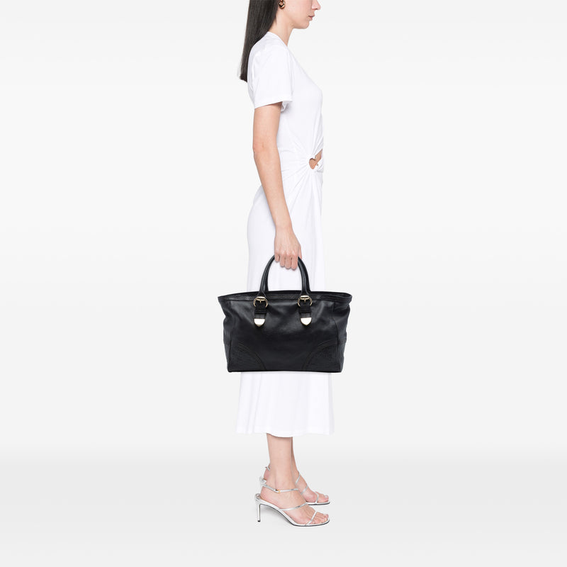 Guccissima Trimmed Calfskin Signoria Tote - Image 6