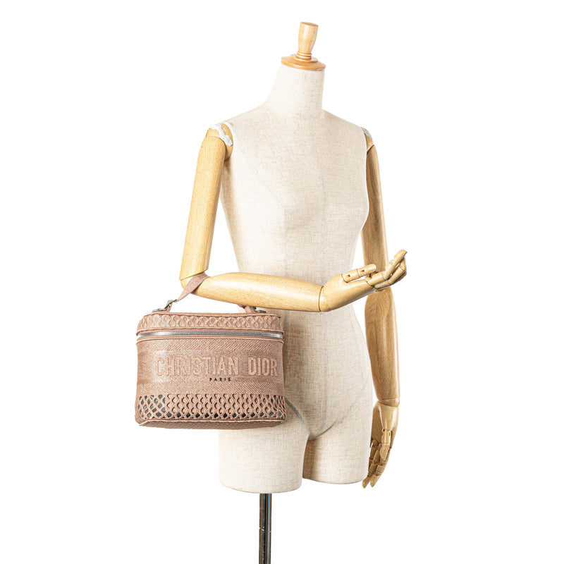 Mesh Embroidered Diortravel Vanity Case - Image 13
