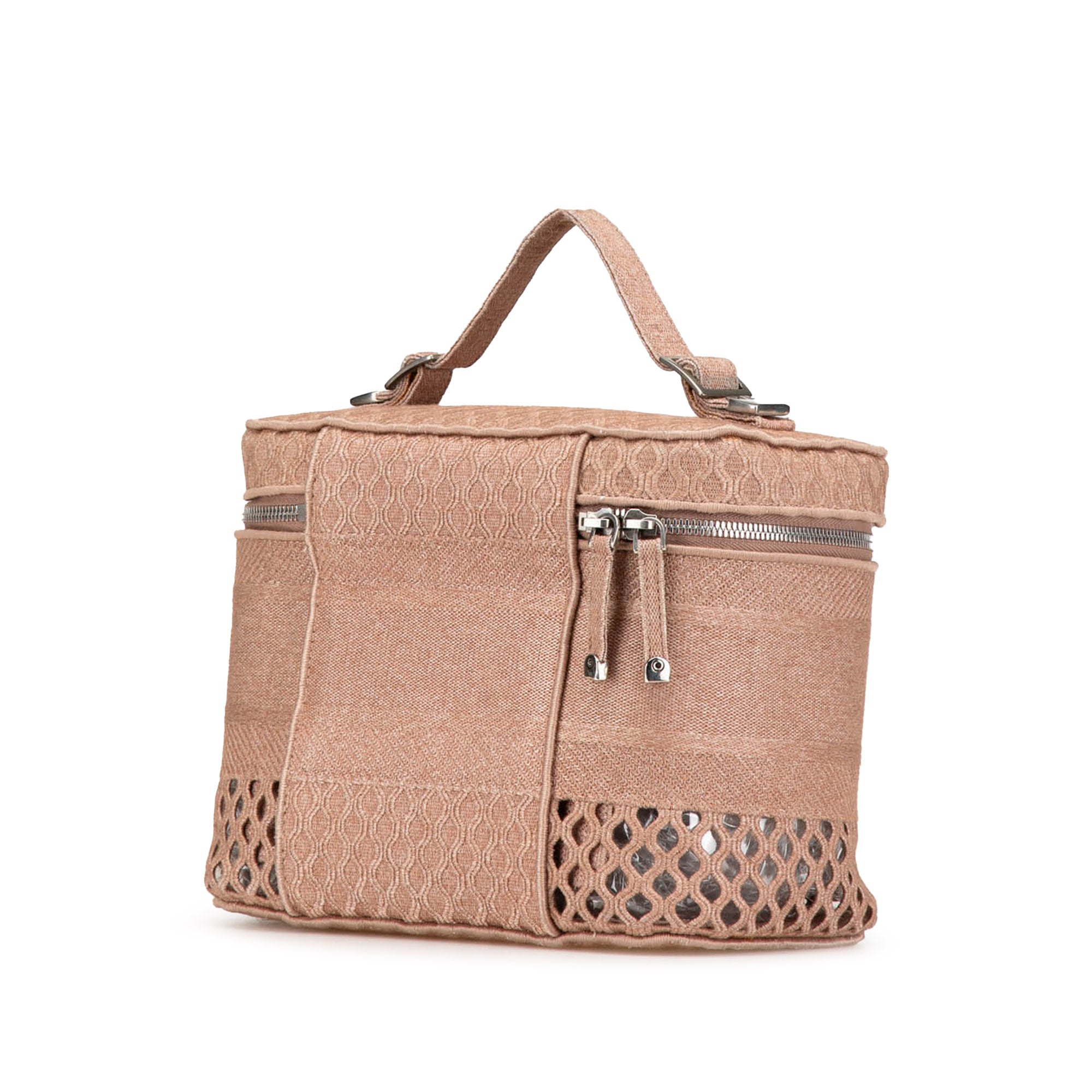 Mesh Embroidered Diortravel Vanity Case - Image 2
