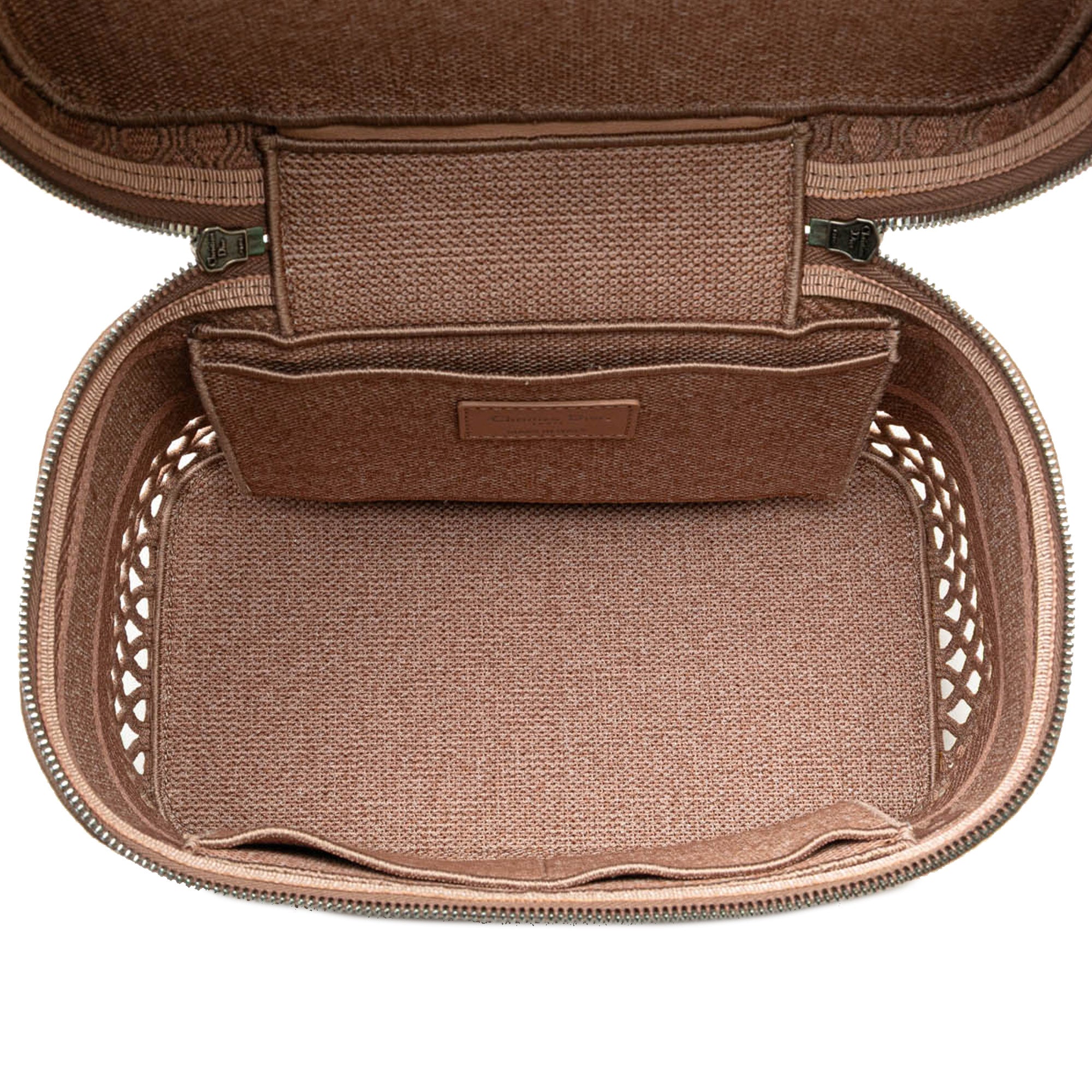 Mesh Embroidered Diortravel Vanity Case - Image 4