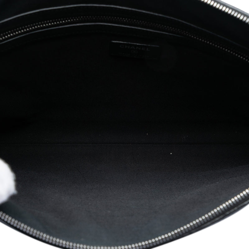 Medium Croc Embossed Calfskin Gabrielle Cosmetic Case - Image 4