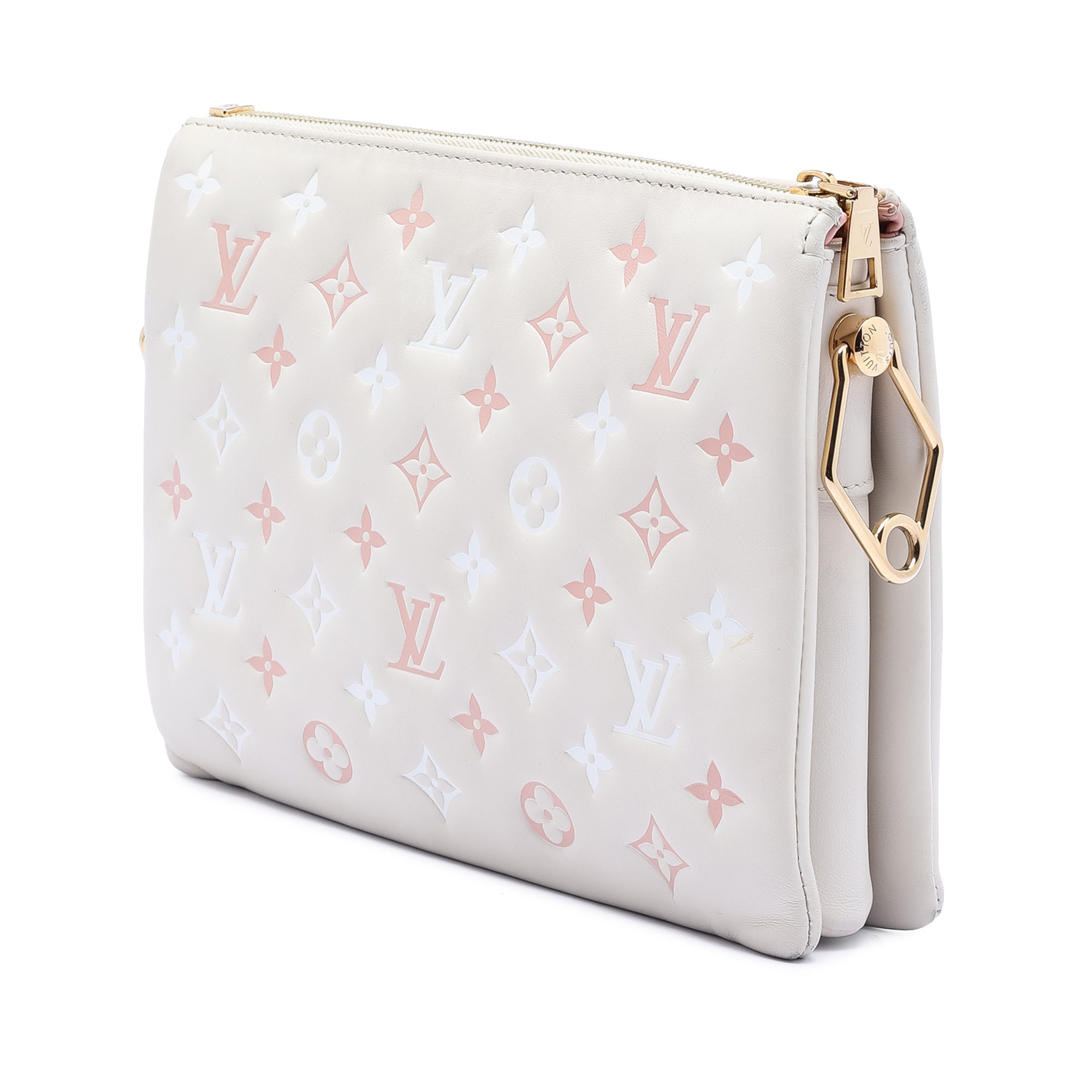 Tricolor Monogram Embossed Lambskin Coussin PM - Image 2