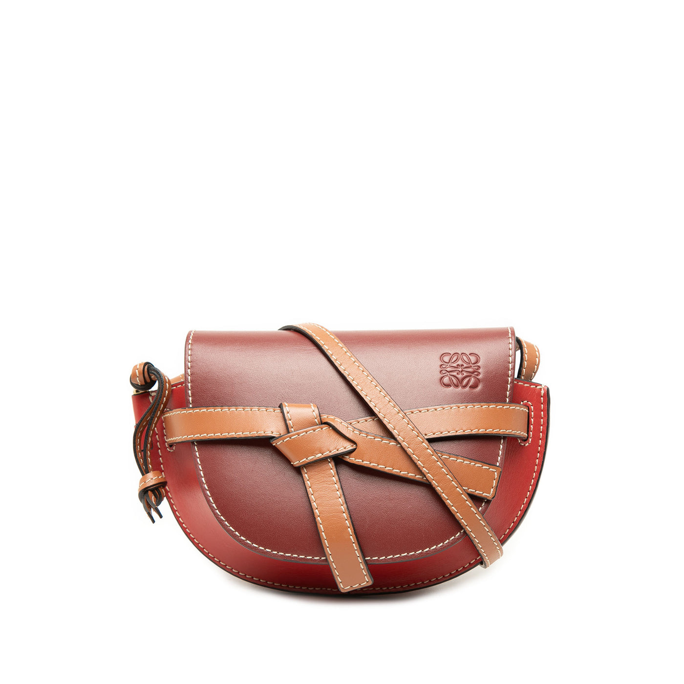 Mini Tricolor Leather Gate Crossbody - Image 1