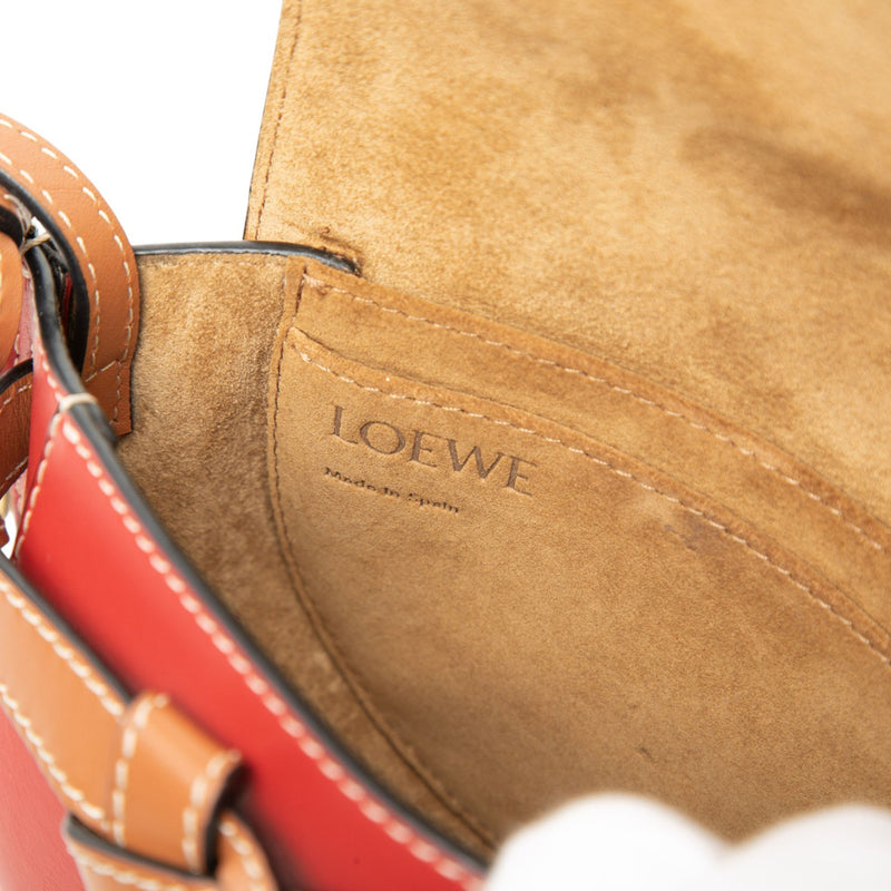 Mini Tricolor Leather Gate Crossbody - Image 5