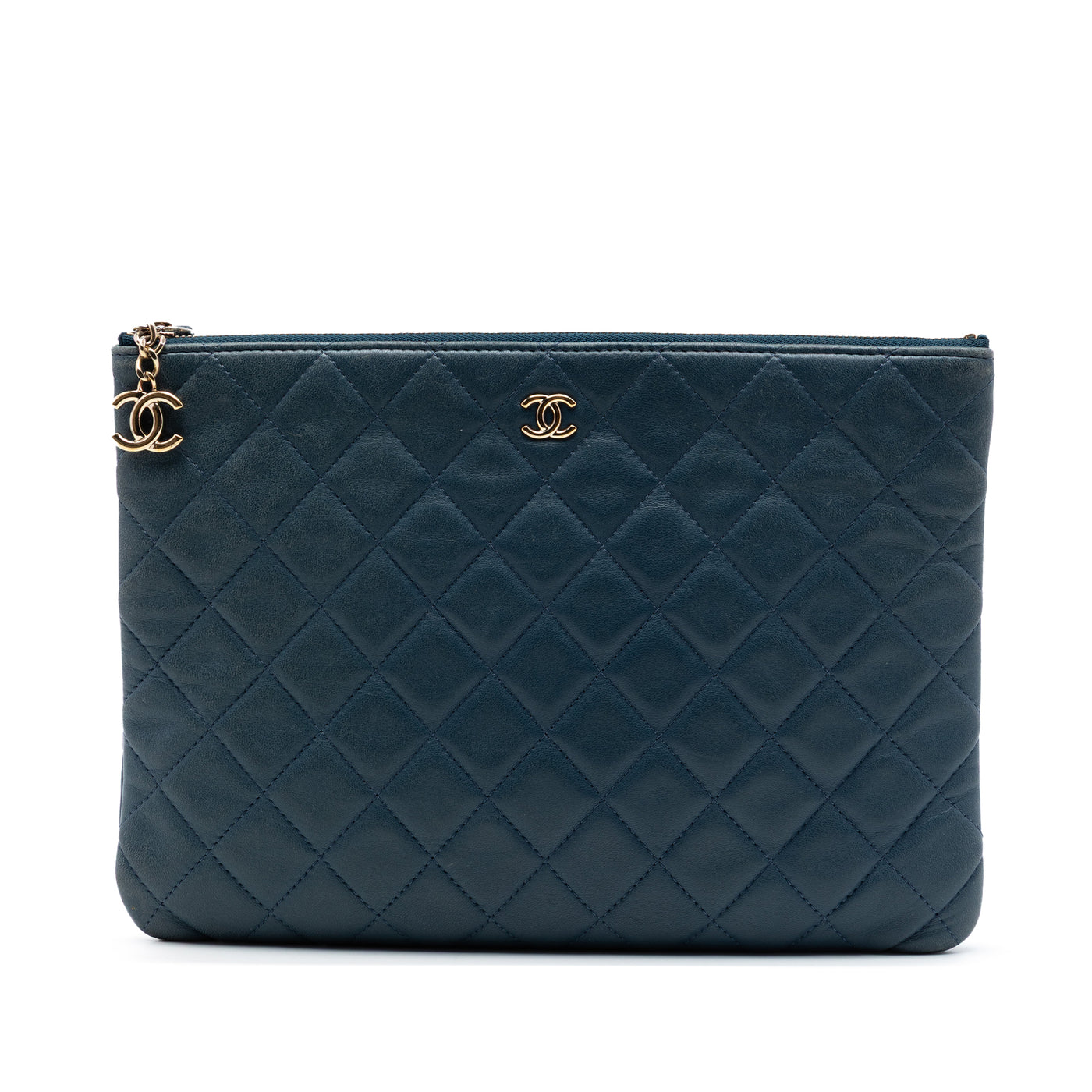 Medium Quilted Lambskin Cuba La Habana O Case Clutch - Image 1