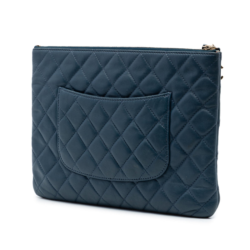 Medium Quilted Lambskin Cuba La Habana O Case Clutch - Image 2