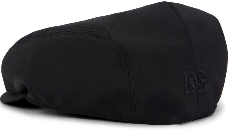 Dolce & Gabbana Gh587z Cotton Canvas Baseball Cap — Black Caps