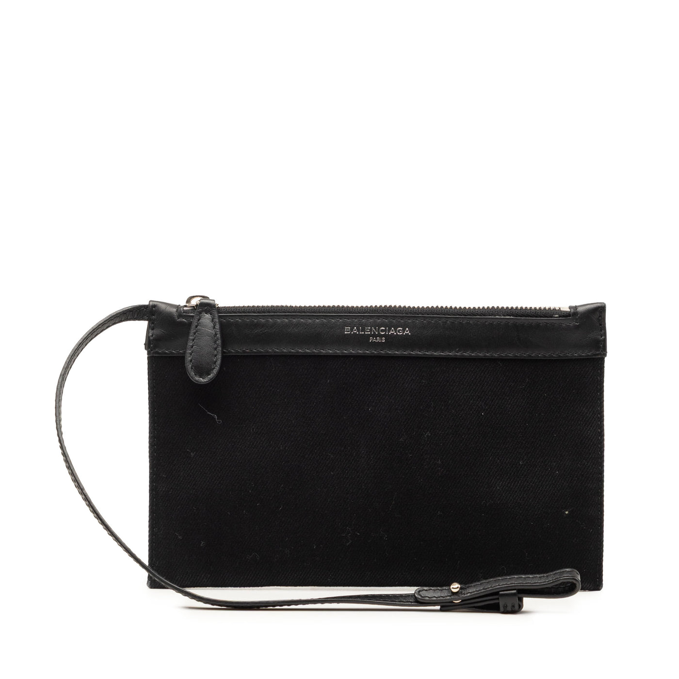Canvas Navy Cabas Pouch - Image 1