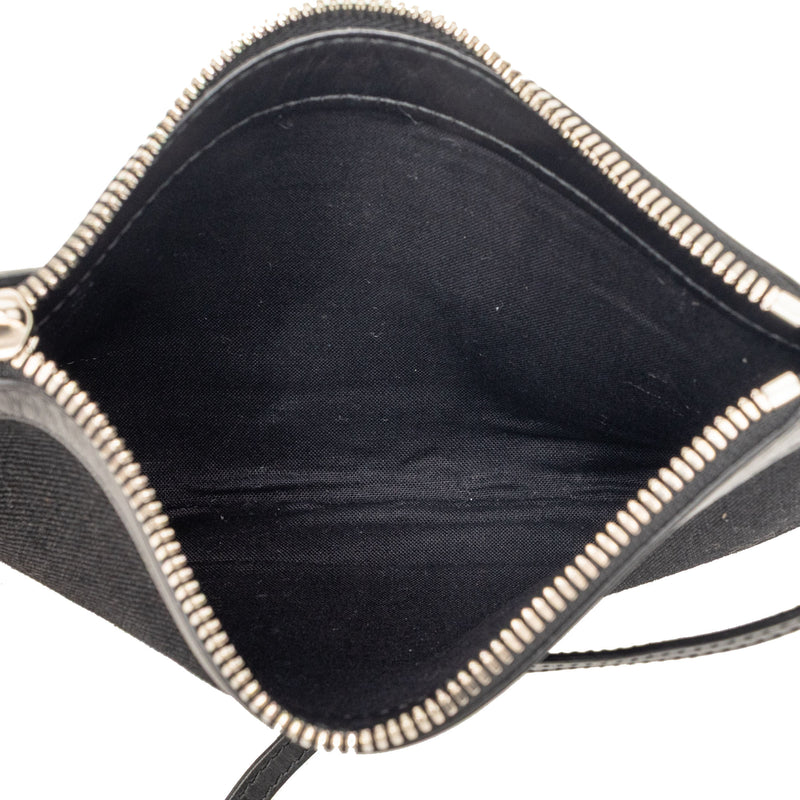 Canvas Navy Cabas Pouch - Image 4