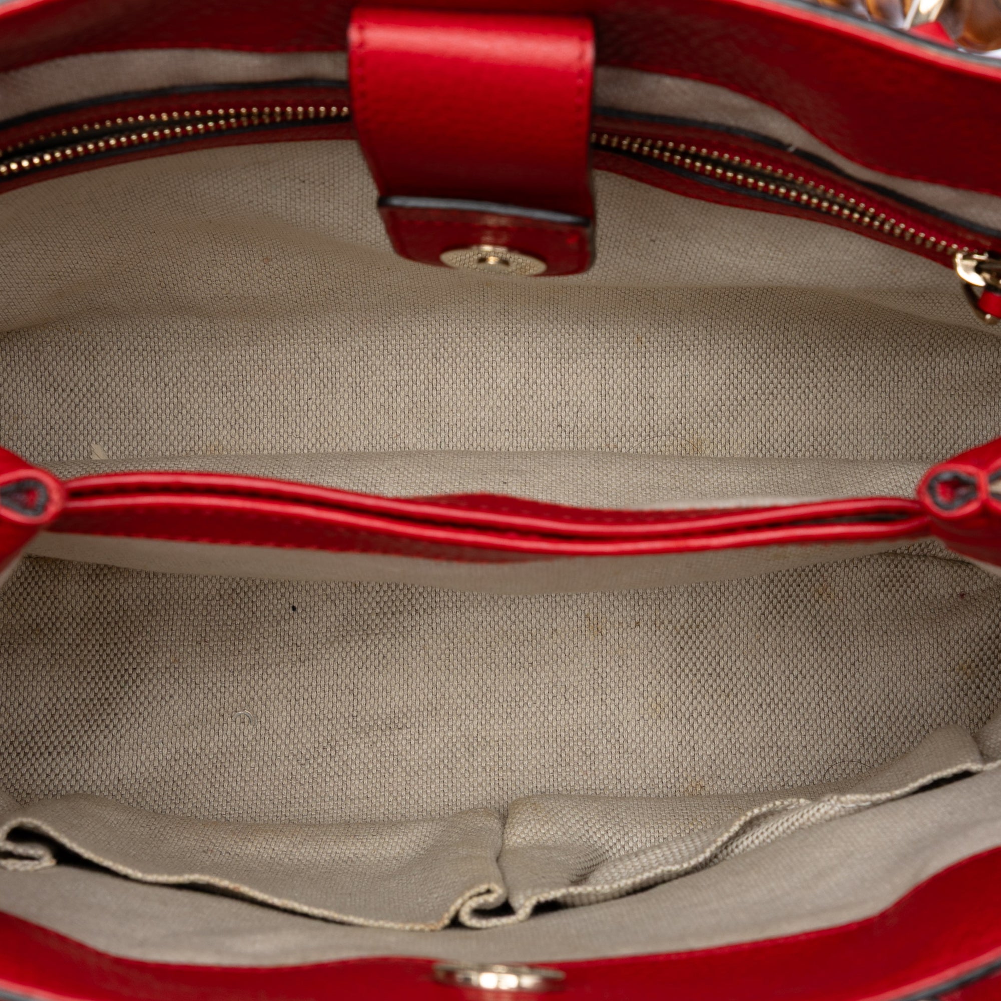 GG Canvas Bamboo Diana Top Handle Tote - Image 4