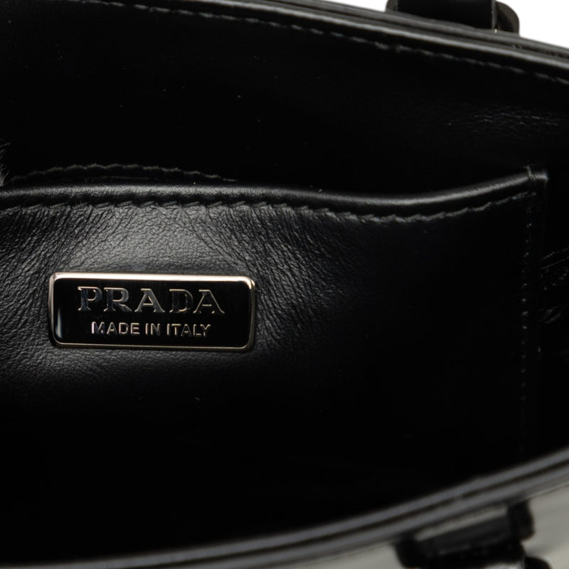 Small Spazzolato Leather Satchel - Image 5