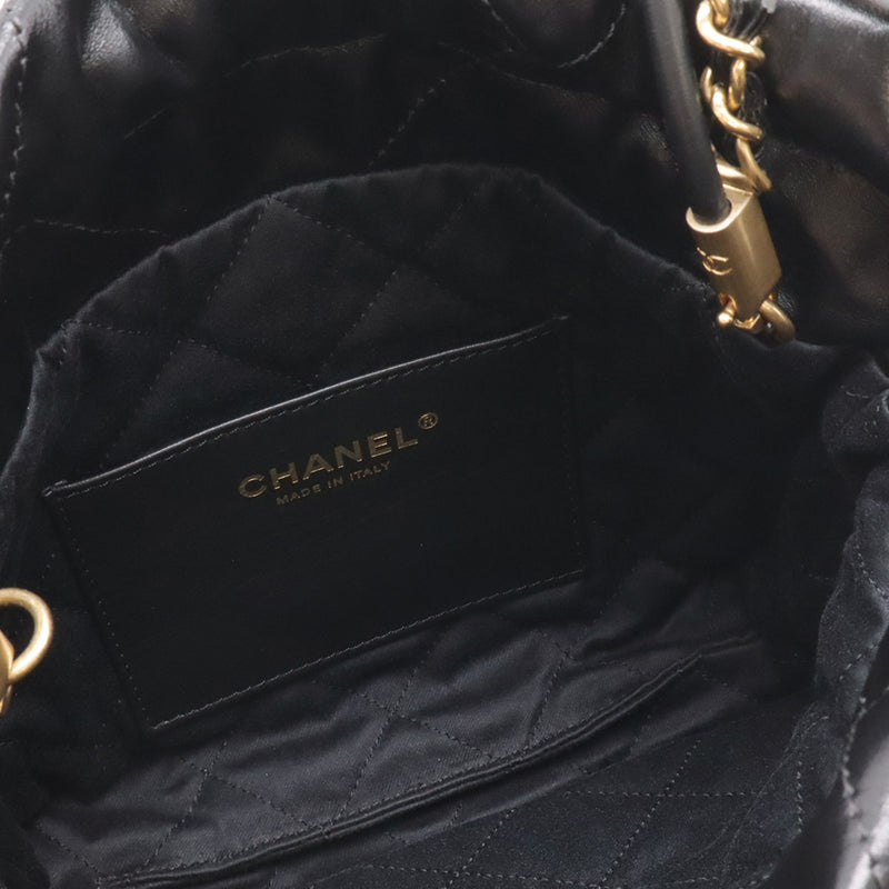 Mini Shiny Calfskin and Patent 22 Handbag - Image 3