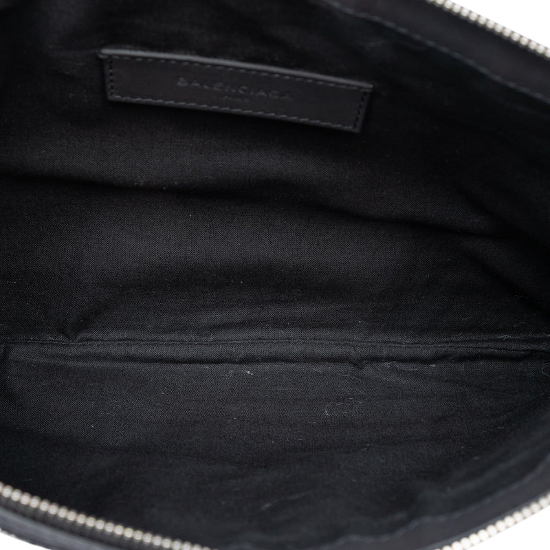 Lambskin and Mesh Motocross Classic Clip M Clutch - Image 4