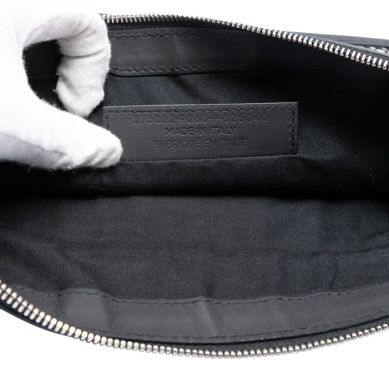 Lambskin and Mesh Motocross Classic Clip M Clutch - Image 6