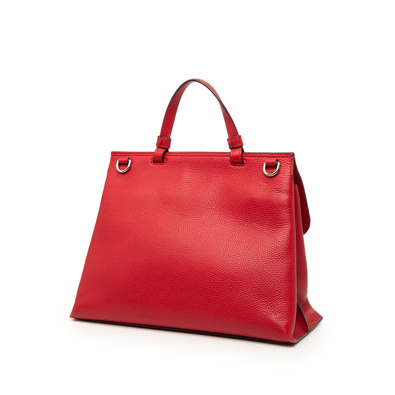Medium Calfskin Bamboo Daily Satchel - Image 2