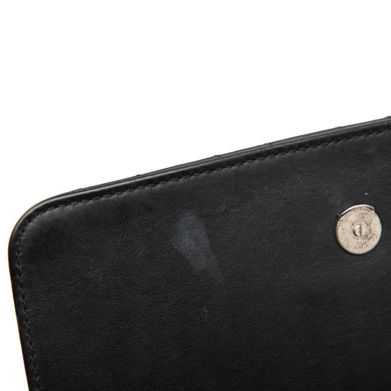 Embossed Leather Allover Logo BB Wallet on Chain - Image 7