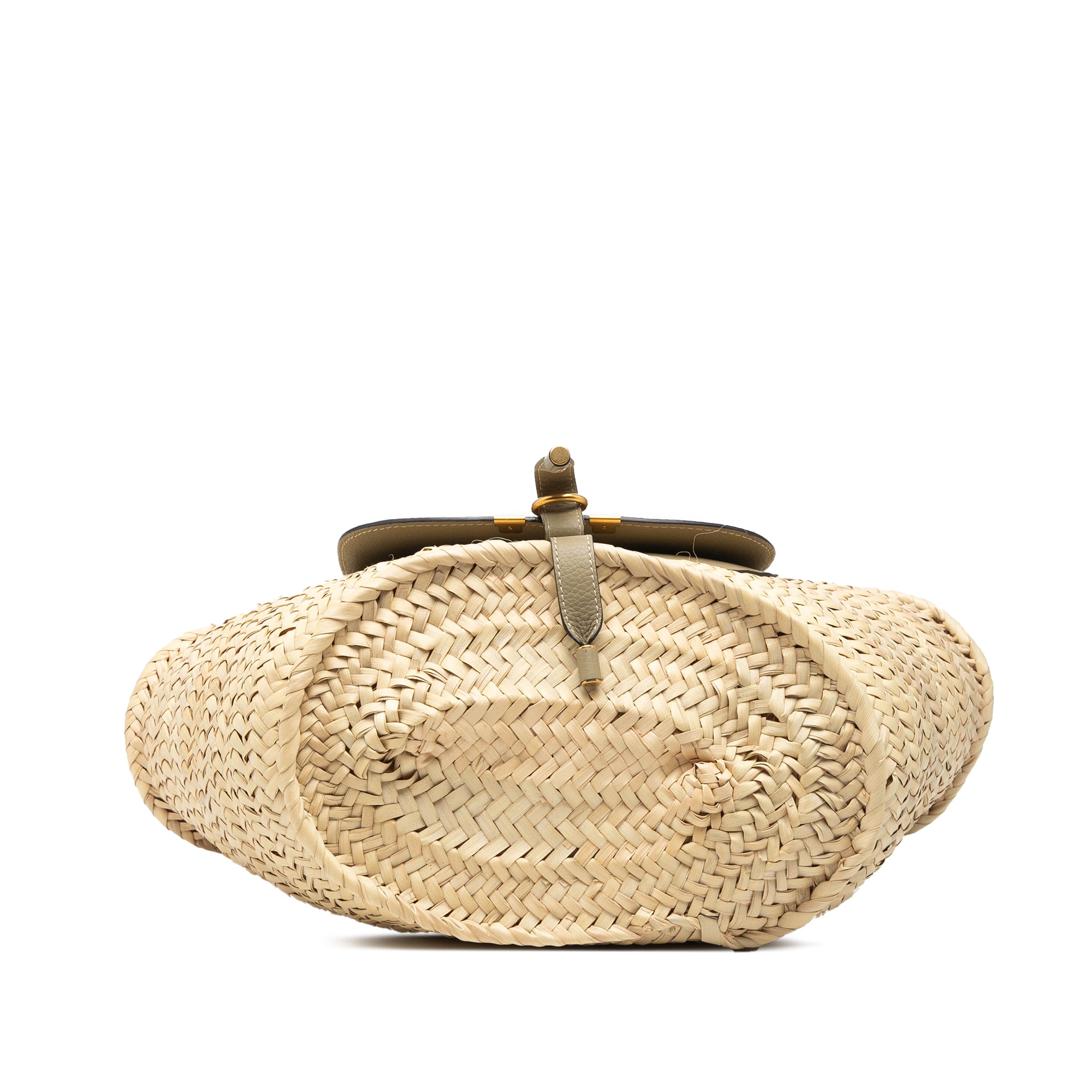 Medium Raffia Marcie Basket Tote - Image 3