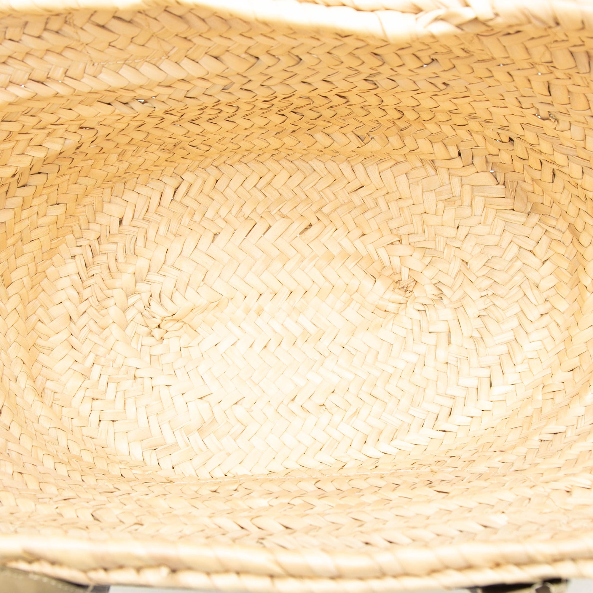 Medium Raffia Marcie Basket Tote - Image 4