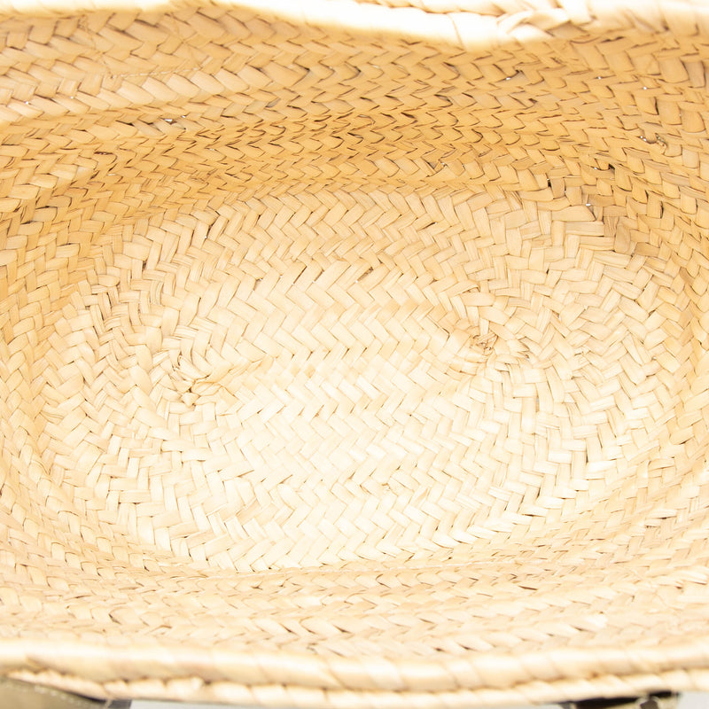 Medium Raffia Marcie Basket Tote - Image 4