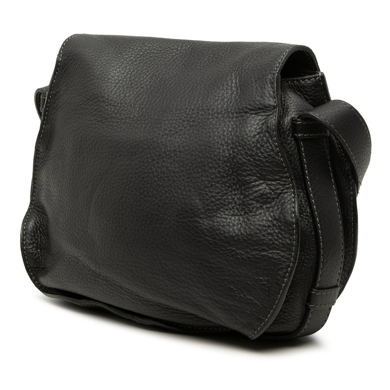 Medium Grained Calfskin Marcie Saddle Crossbody - Image 2