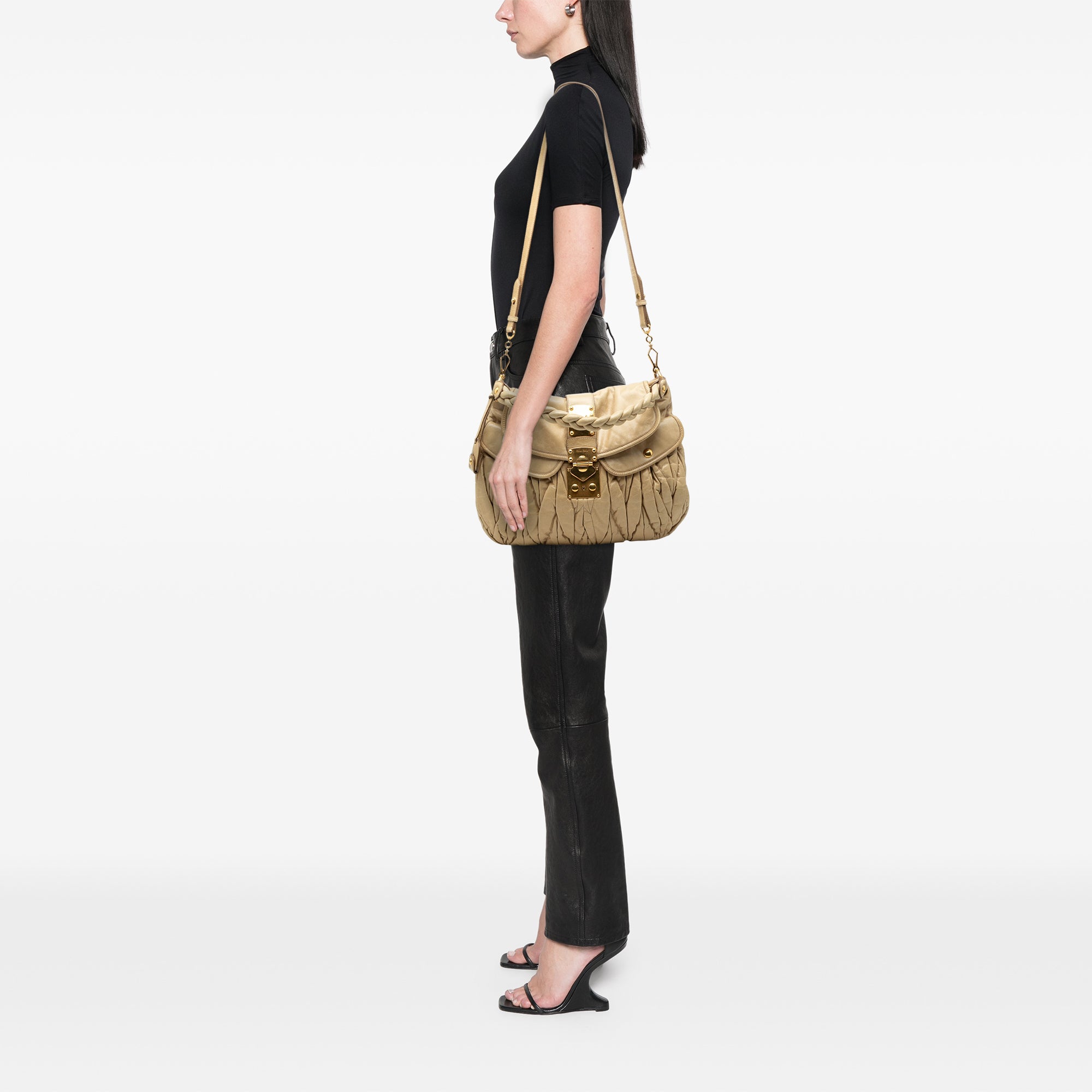 Matelasse Nappa Coffer Satchel - Image 6