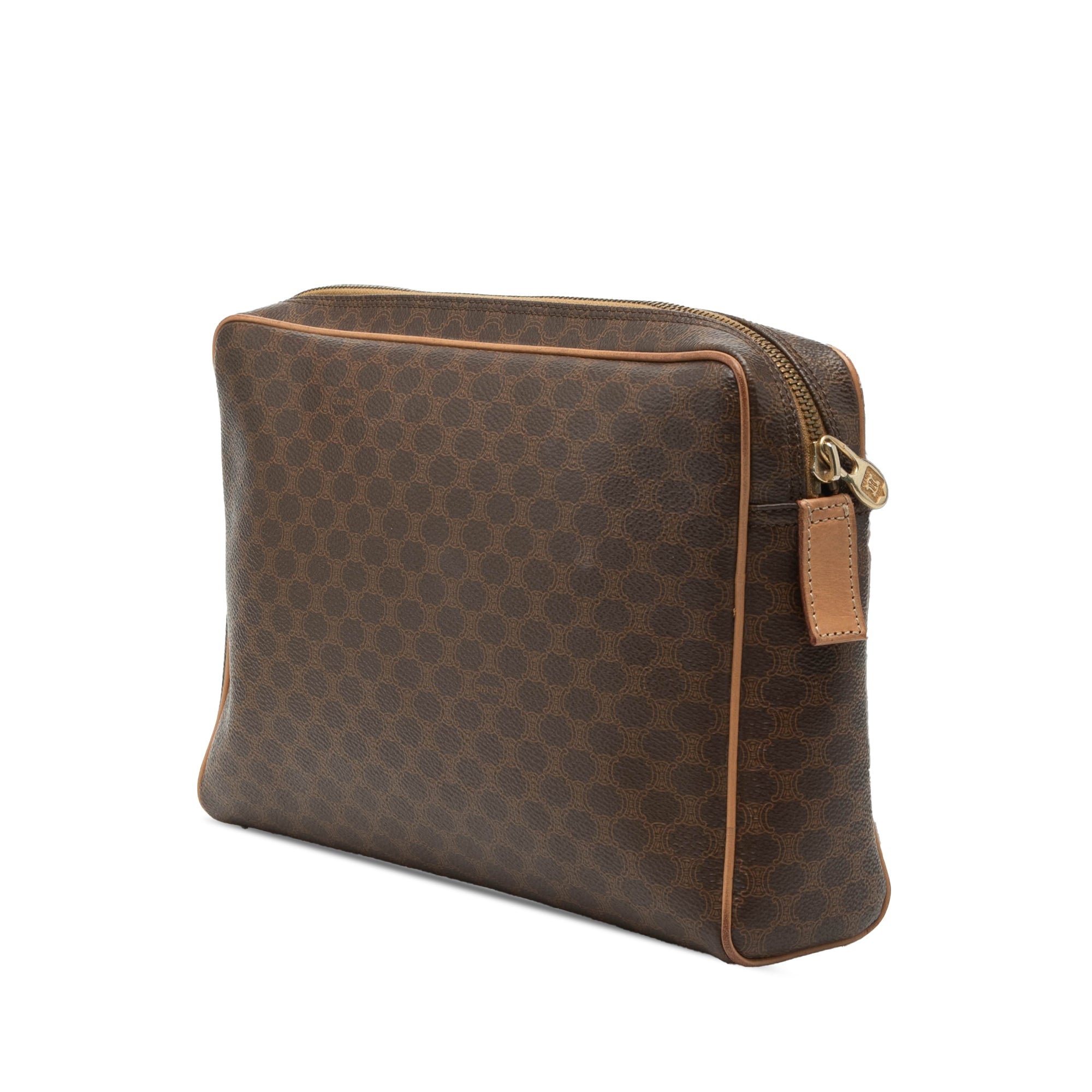 Macadam Coated Canvas Clutch - Image 2