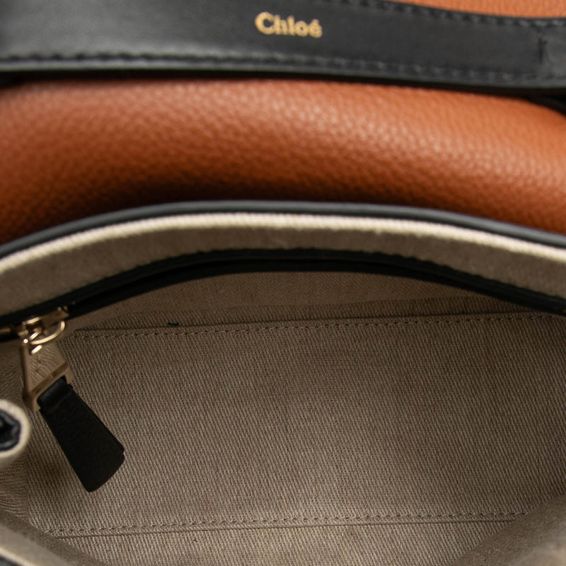 Small Grained Calfskin Penelope Soft Satchel - Image 4