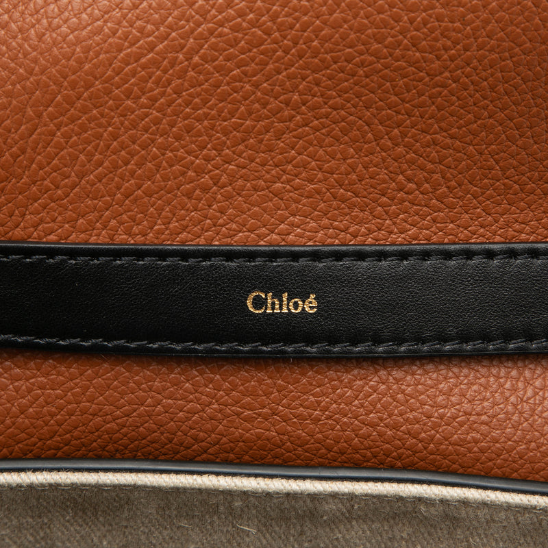 Small Grained Calfskin Penelope Soft Satchel - Image 5