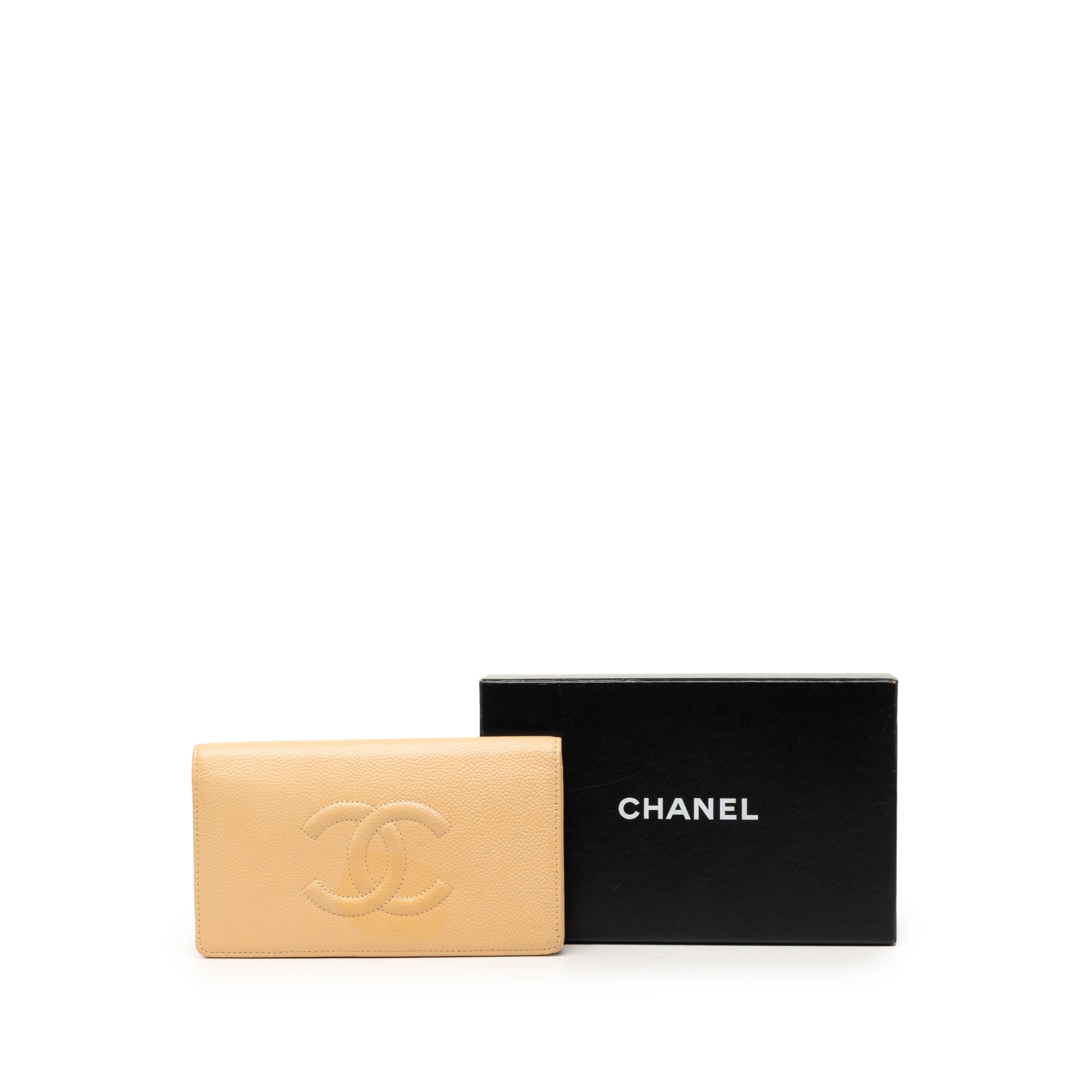 CC Caviar Bifold Long Wallet - Image 8