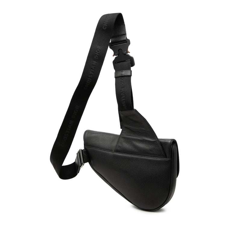 Shawn Stussy Grained Calfskin Saddle Bag - Image 2