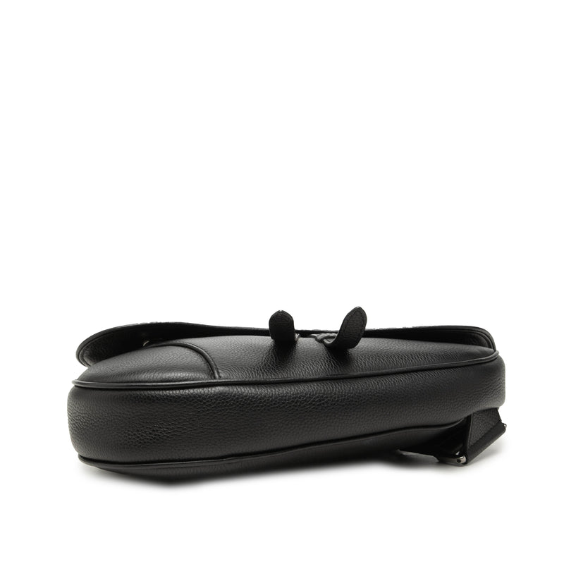 Shawn Stussy Grained Calfskin Saddle Bag - Image 3