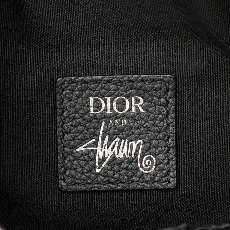 Shawn Stussy Grained Calfskin Saddle Bag - Image 5